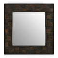 Mango Wood Square Wall Mirror