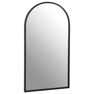 Black Frame Large Arch Wall Mirror