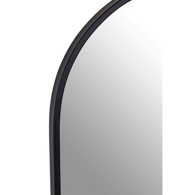 Black Frame Large Arch Wall Mirror