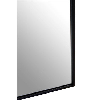 Black Frame Large Arch Wall Mirror