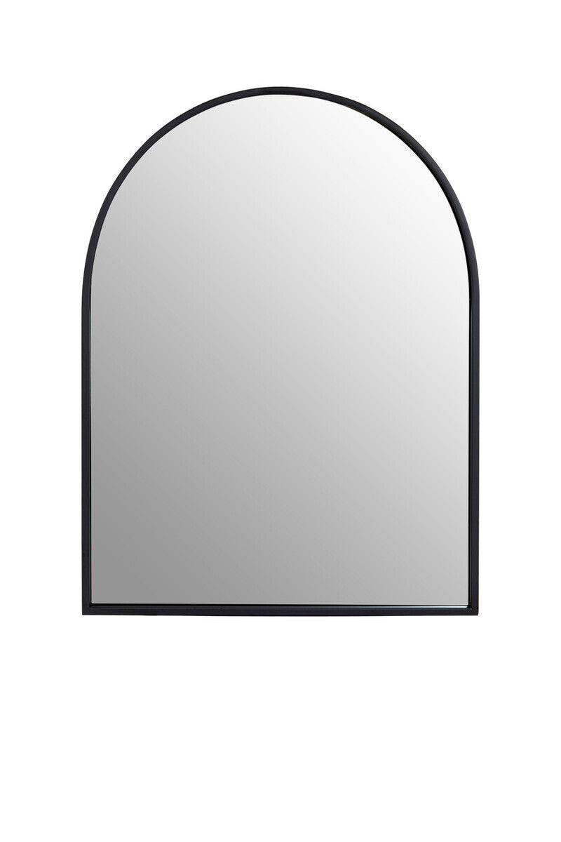 Black Frame Arch Wall Mirror
