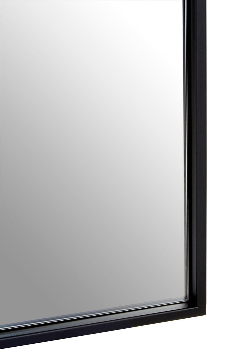 Black Frame Arch Wall Mirror