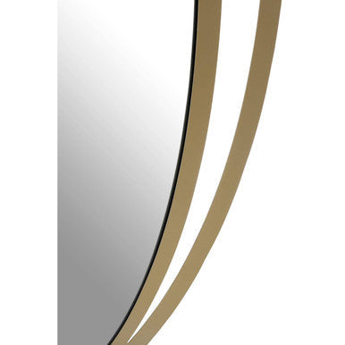 Double Ring Design Wall Mirror