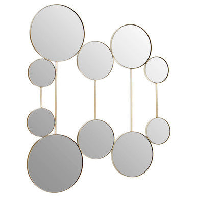 Wall Mirror with Gold Finish Frame