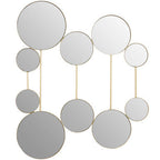 Wall Mirror with Gold Finish Frame