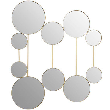 Wall Mirror with Gold Finish Frame