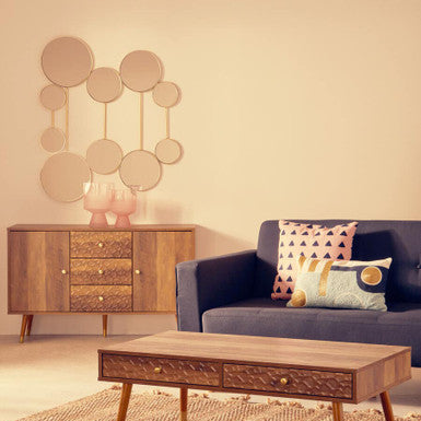 Wall Mirror with Gold Finish Frame