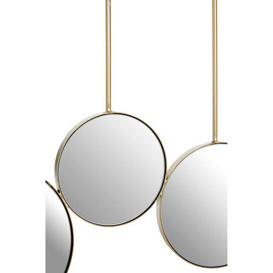 Wall Mirror with Gold Finish Frame