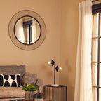 Linear Lines Frame Wall Mirror