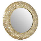 Pebble Effect Round Wall Mirror