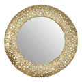 Pebble Effect Round Wall Mirror