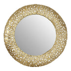 Pebble Effect Round Wall Mirror
