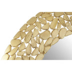 Pebble Effect Round Wall Mirror