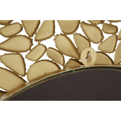 Pebble Effect Round Wall Mirror