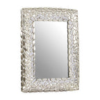 Silver Rectangular Wall Mirror