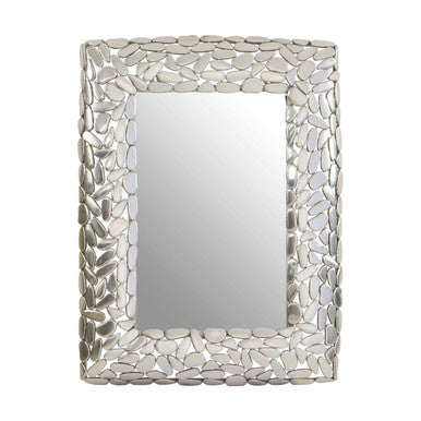 Silver Rectangular Wall Mirror