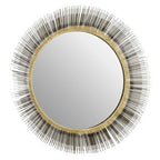 Brass Finish Wall Mirror