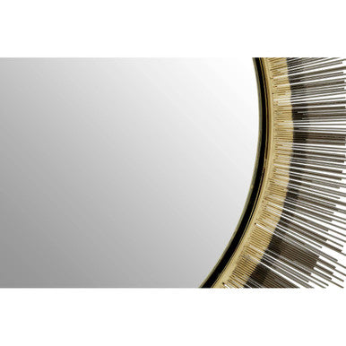 Brass Finish Wall Mirror