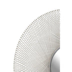 Silver Frame Large Round Wall Mirror