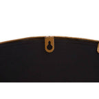 Gold Finish Round Wall Mirror