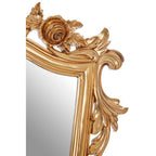 Gold Finish Tapered Wall Mirror