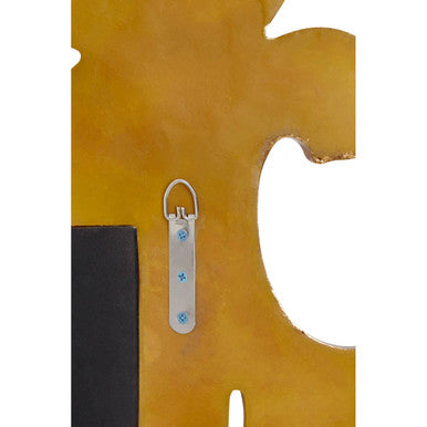 Gold Finish Tapered Wall Mirror