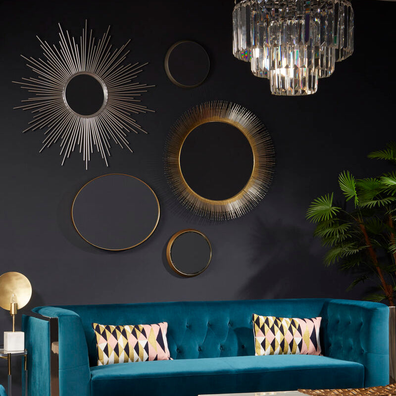 Silver Finish Wall Mirror