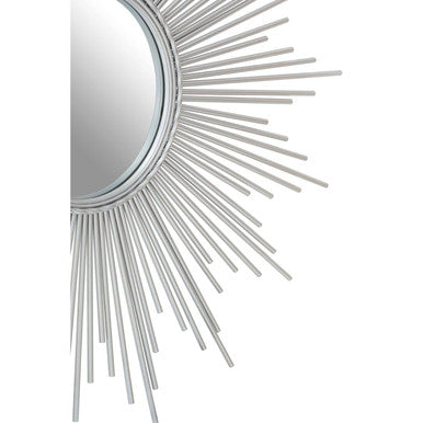 Silver Finish Wall Mirror