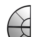 Round Window Pane Wall Mirror