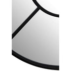 Round Window Pane Wall Mirror