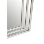Sleek Rectangular Silver Wall Mirror