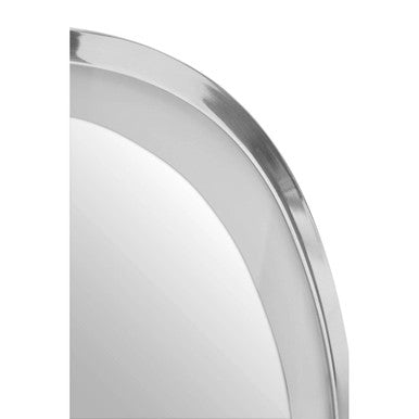 Illuminated LED Silver Oval Mirror
