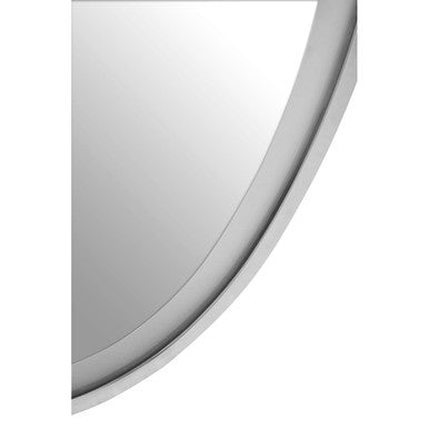 Illuminated LED Silver Oval Mirror