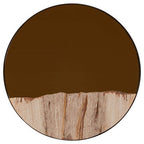 Petrified Wood Tile Small Round Mirror