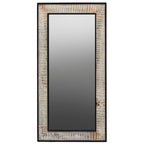 Recycled Wood Rectangular Wall Mirror