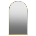 Gold Frame Large Arch Wall Mirror