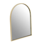 Gold Finish Arched Wall Mirror