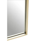 Gold Finish Arched Wall Mirror