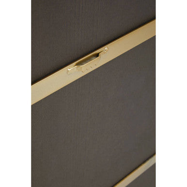 Gold Finish Arched Wall Mirror