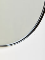 Black Frame Hanging Loop Wall Mirror