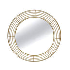 Antique Gold Round Wall Mirror
