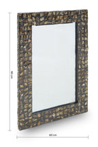 Mother of Pearl Rectangular Wall Mirror | Branna
