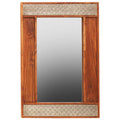 Acacia Wood Wall Mirror