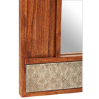 Acacia Wood Wall Mirror