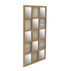 Gold Wire Wall Mirror