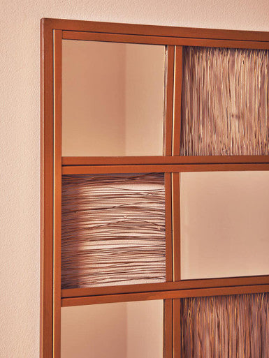 Gold Wire Wall Mirror