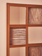 Gold Wire Wall Mirror