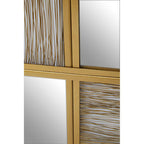Gold Wire Wall Mirror