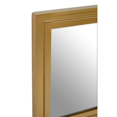 Gold Wire Wall Mirror
