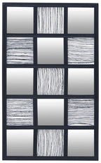 Black Wire Wall Mirror